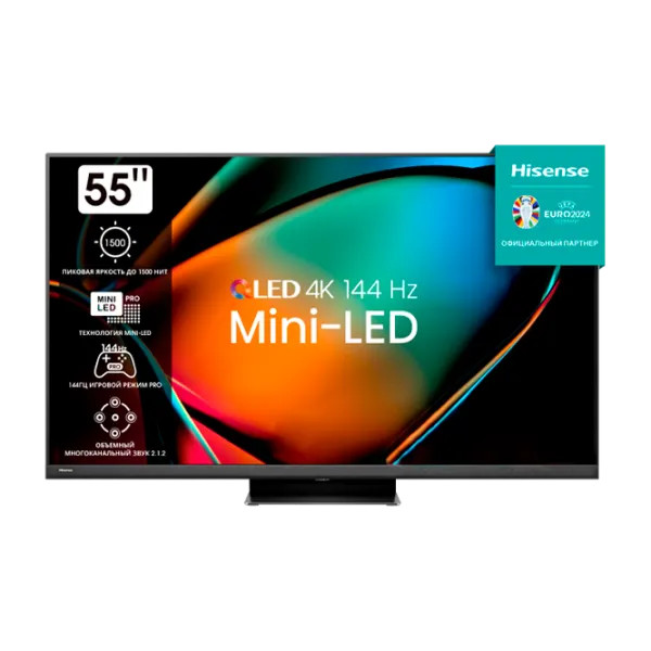 Televizor Hisense 55U8KQ 55"/ QLED/ 4K/ Smart/ Black photo 1