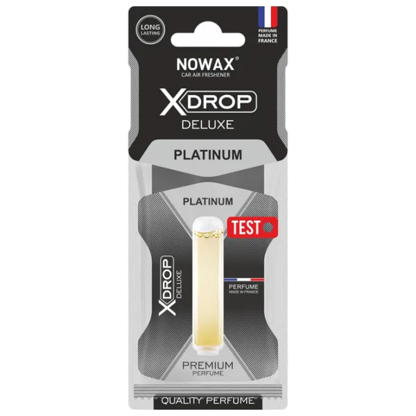 Ароматизатор для авто Nowax X Drop DELUXE Platinum/ на зеркале photo 1