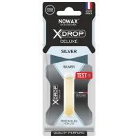 Ароматизатор для авто Nowax X Drop DELUXE Silver/ на зеркале
