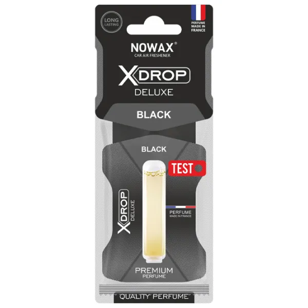 Ароматизатор для авто Nowax X Drop DELUXE Black/ на зеркале photo 1