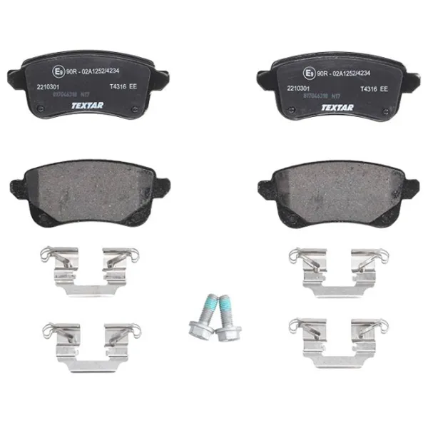 Тормозные колодки Textar 2210301 задние/ дисковые photo 1 Тормозные колодки Textar 2210301 задние/ дисковые photo 1