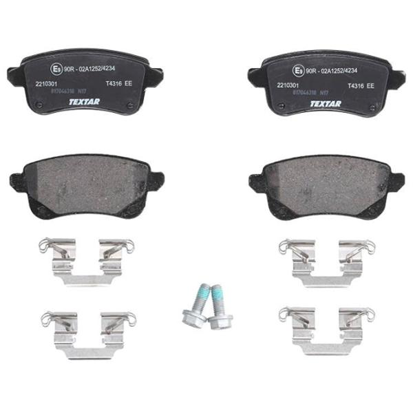 Тормозные колодки Textar 2210301 задние/ дисковые photo 1 Тормозные колодки Textar 2210301 задние/ дисковые photo 1
