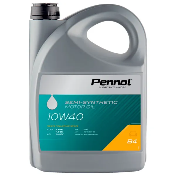 Моторное масло Pennol 10W40 B4 10W-40 4 л синтетическое photo 1 Моторное масло Pennol 10W40 B4 10W-40 4 л синтетическое photo 1