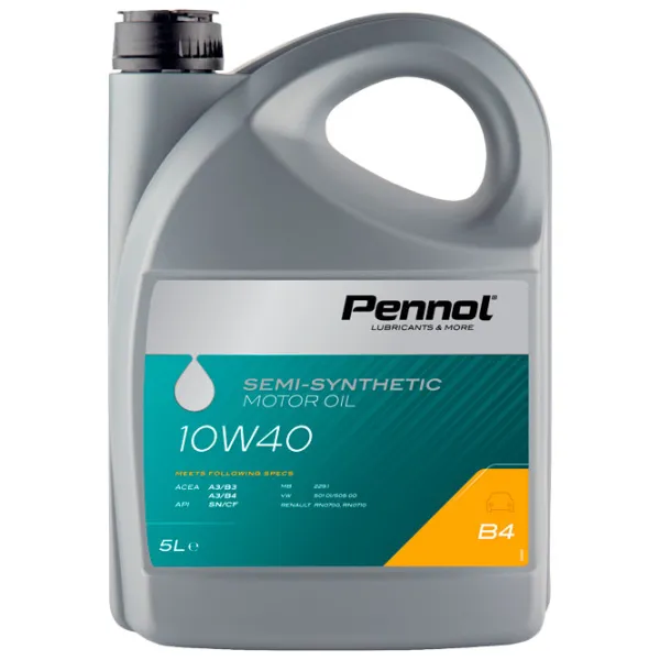 Моторное масло Pennol 10W40 B4 10W-40 5 л синтетическое photo 1 Моторное масло Pennol 10W40 B4 10W-40 5 л синтетическое photo 1