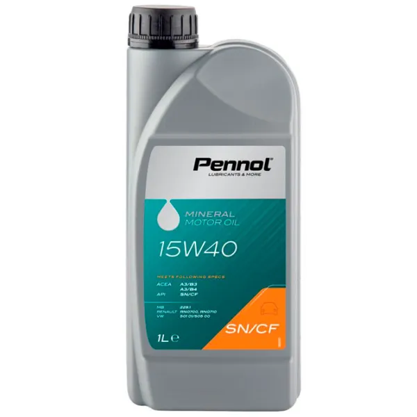 Моторное масло Pennol 15W40 SN/ CF 15W-40 1 л синтетическое photo 1 Моторное масло Pennol 15W40 SN/ CF 15W-40 1 л синтетическое photo 1