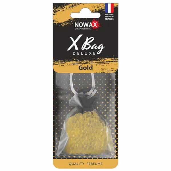 Aromatizator auto Nowax X Bag DELUXE Gold/ pe oglindă photo 1