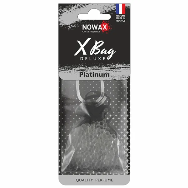 Aromatizator auto Nowax X Bag DELUXE Platinum/ pe oglindă photo 1