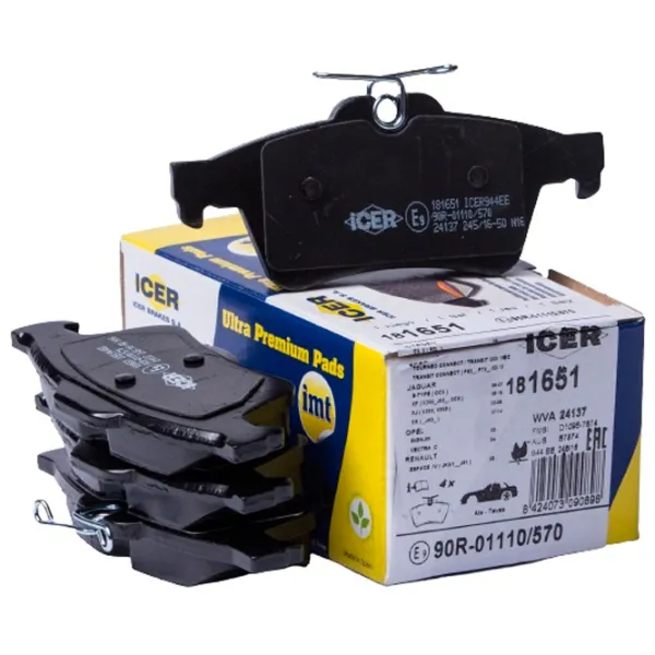 Тормозные колодки Icer 181651 задние/ дисковые photo 1 Тормозные колодки Icer 181651 задние/ дисковые photo 1