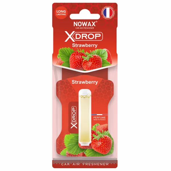Ароматизатор для авто Nowax X Drop Strawberry/ на зеркале photo 1