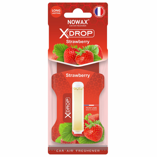 Ароматизатор для авто Nowax X Drop Strawberry/ на зеркале photo 1