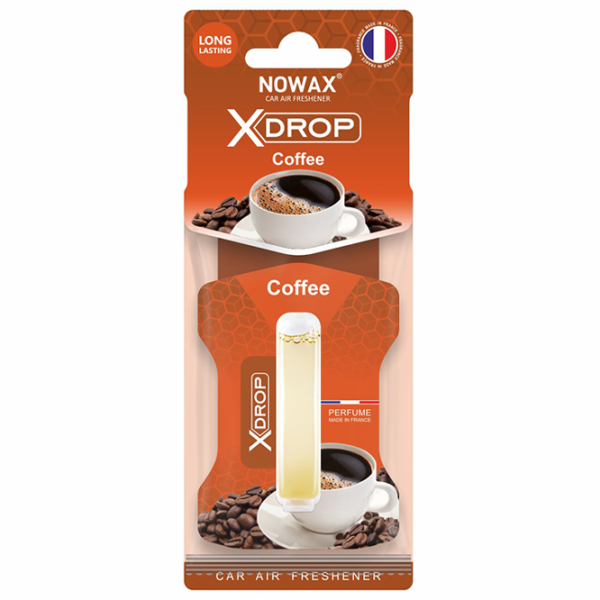 Aromatizator auto Nowax X Drop Coffee/ pe oglindă photo 1