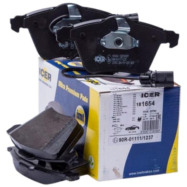 Plăcuțe de frână Icer 181654 față/ disk photo 1