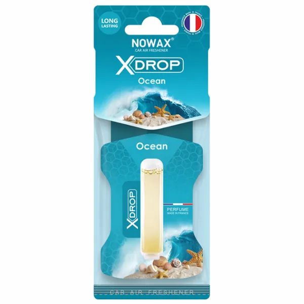 Aromatizator auto Nowax X Drop Ocean/ pe oglindă photo 1