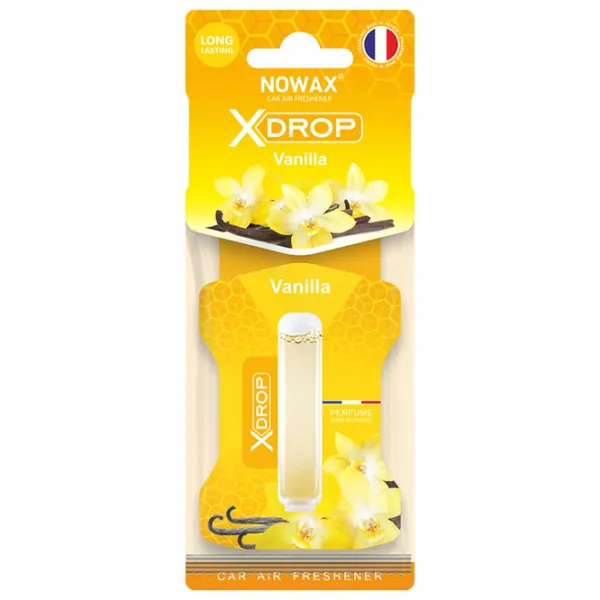 Aromatizator auto Nowax X Drop Vanilla/ pe oglindă photo 1