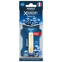 Ароматизатор для авто Nowax X Drop Черный лед/ на зеркале