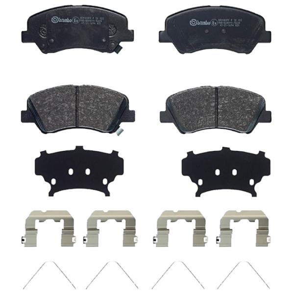 Тормозные колодки Brembo P 30 122 передние/ дисковые photo 1 Тормозные колодки Brembo P 30 122 передние/ дисковые photo 1