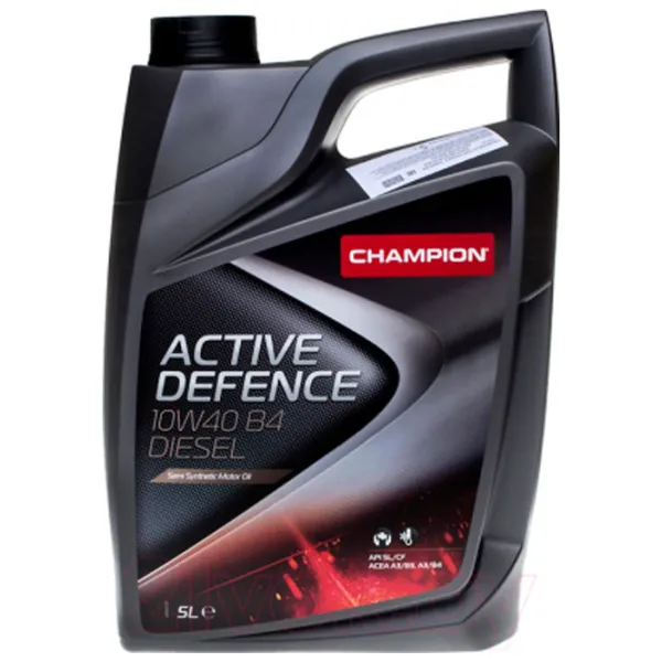 Моторное масло Champion 10W40 ACTIVE DEFENCE B4 DIESEL 10W-40 5 л полусинтетическое photo 1 Моторное масло Champion 10W40 ACTIVE DEFENCE B4 DIESEL 10W-40 5 л полусинтетическое photo 1