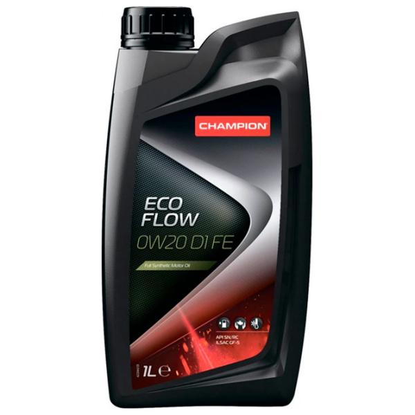 Моторное масло Champion Eco Flow 0W20 FE 0W-20 1 л синтетическое photo 1