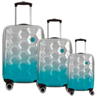 Чемодан CCS 5226 105л/ Grey Синий