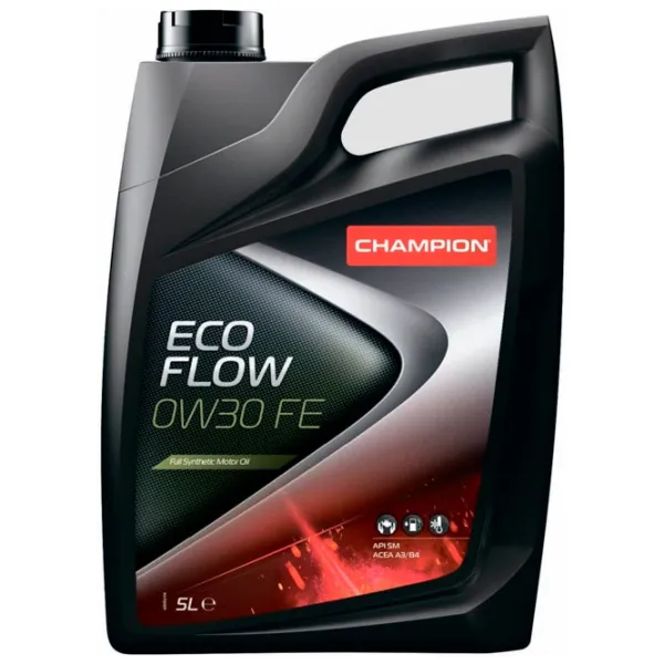 Моторное масло Champion ECO FLOW 0W30 FE 0W-30 5 л синтетическое photo 1