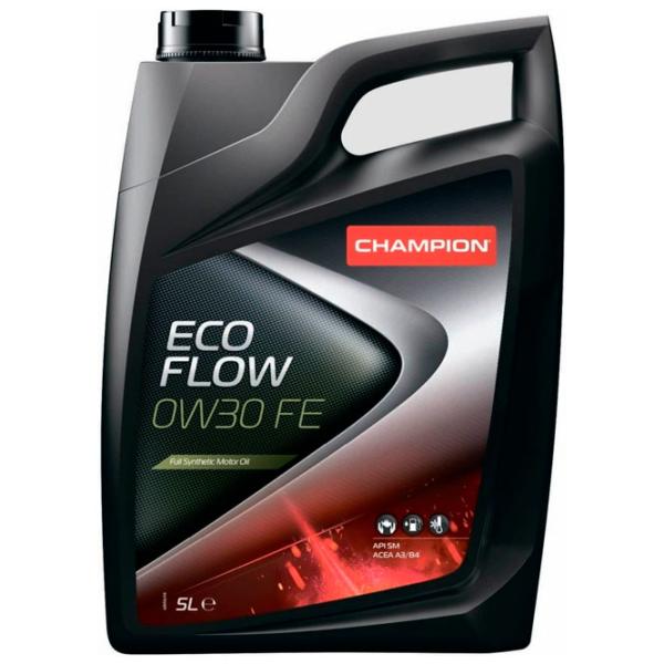Моторное масло Champion ECO FLOW 0W30 FE 0W-30 5 л синтетическое photo 1