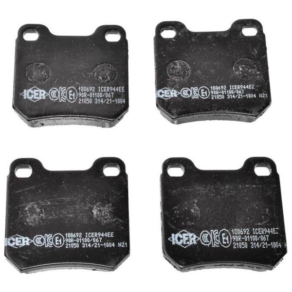 Plăcuțe de frână Icer 180692 spate/ disk photo 1 Plăcuțe de frână Icer 180692 spate/ disk photo 1
