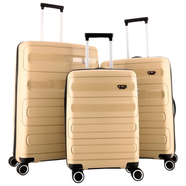 Чемодан CCS 5225 Set 105л/ Бежевый photo 1 Чемодан CCS 5225 Set 105л/ Бежевый photo 1