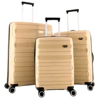 Чемодан CCS 5225 Set 105л/ Бежевый