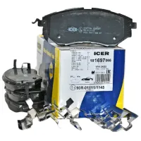 Plăcuțe de frână Icer 181697-066 față/ disk