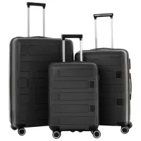 Valiză CCS 5236 Set 105l/ Anthracite