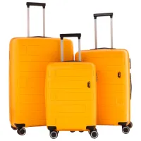 Чемодан CCS 5236 Set 105л/ Желтый