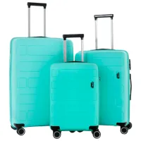 Чемодан CCS 5236 Set 105л/ Water Зеленый