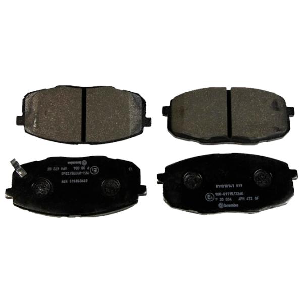 Тормозные колодки Brembo P 30 034 передние/ дисковые photo 1 Тормозные колодки Brembo P 30 034 передние/ дисковые photo 1