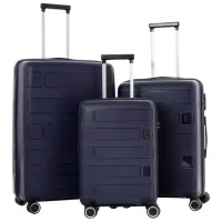 Чемодан CCS 5236 Set 105л/ Тёмно-синий