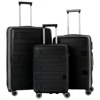 Valiză CCS 5236 Set 105l/ Black