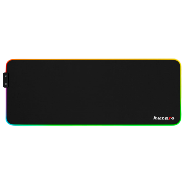 Коврик для мышки Huzaro 1.0 XL RGB Разноцветный Черный photo 1