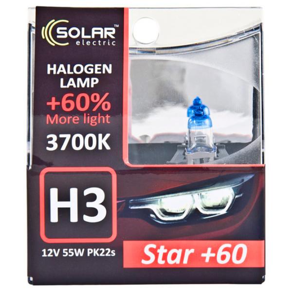 Автомобильная лампа Solar Starlight +60% Галоген/ H3/ PK22s/ 55 Вт photo 1 Автомобильная лампа Solar Starlight +60% Галоген/ H3/ PK22s/ 55 Вт photo 1