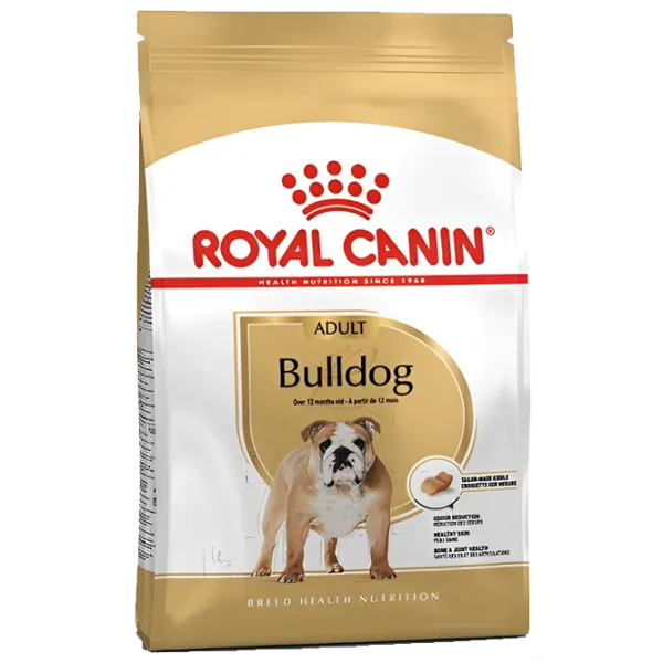 Корм для собак сухой Royal Canin Bulldog Adult 27791-001 12 кг/ Птица photo 1