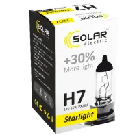 Lampă auto Solar Starlight +30% Halogen/ H7/ PX26d/ 55 W