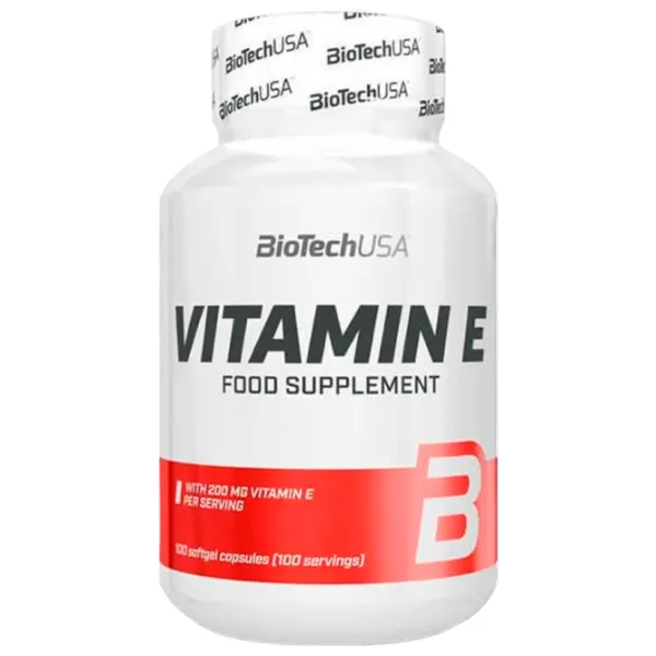 Vitamine BioTechUSA Vitamin E (5999076225965) 100 capsule photo 1