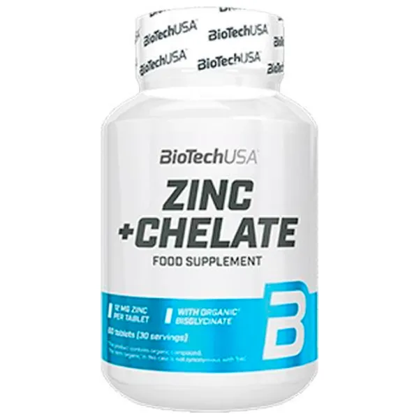 Minerale BioTechUSA Zinc + Chelate (5999076234127) 60 capsule photo 1