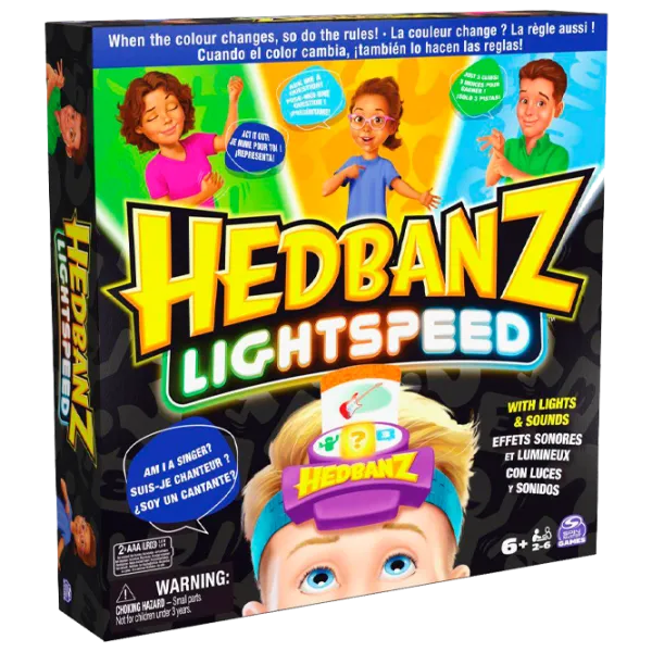 Настольная игра Spin Master Hedbanz Light Speed 6+/ Развитие photo 1
