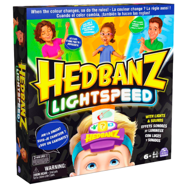 Настольная игра Spin Master Hedbanz Light Speed 6+/ Развитие photo 1