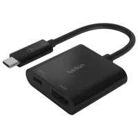 Адаптер Belkin AVC002BTBK USB Type-C/ Черный