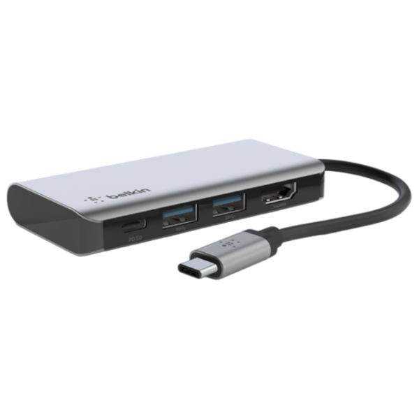 Adaptor Hub Belkin AVC006BTSGY USB Type-C/ Silver photo 1