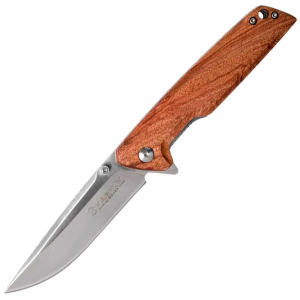 Cuțit Boker Magnum Slim Brother Wood 01MB723 de buzunar/ 440A photo 1 Cuțit Boker Magnum Slim Brother Wood 01MB723 de buzunar/ 440A photo 1