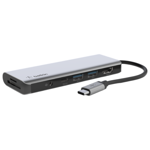 Adaptor Hub Belkin AVC009BTSGY USB Type-C/ Silver photo 1