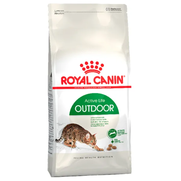 Hrană pentru pisici uscată Royal Canin Outdoor 27864-001 2 kg/ Găină photo 1