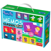 Настольная игра Trefl Memos Classic & Plus Peppa Pig 3+/ Развитие