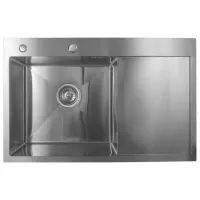 Кухонная мойка SanDonna HD7850 78 x 50 / Нержавеющая сталь / Хром